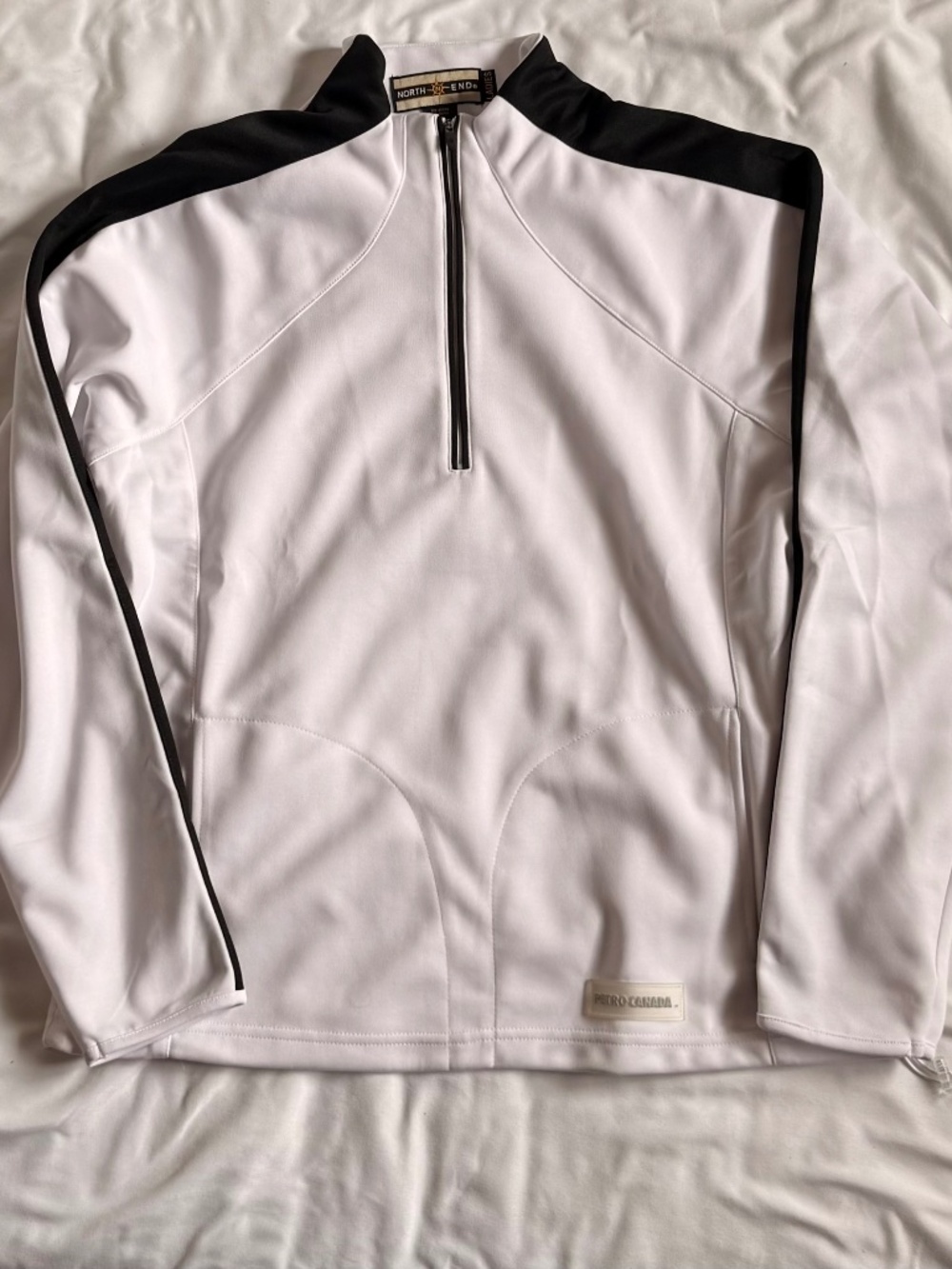 North End Women’s Quarter Zip Athletic Pullover – Size Large – Petro-Canada Bran